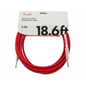 FENDER Original Series Instrument Cable 5.5m Fiesta Red