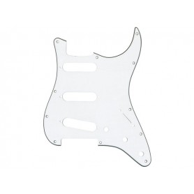 FENDER Strat Pickguard S/S/S Standard White Pearl