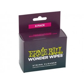 ERNIE BALL Wonder Wipes String Cleaner (6 Pack)