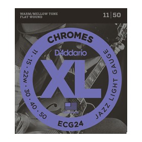 D'ADDARIO ECG24 Chromes Jazz Light