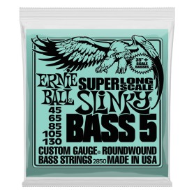 ERNIE BALL 2850 Super Long Scale Slinky Bass NICKEL WOUND 045-130