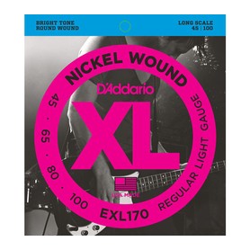 D'ADDARIO EXL170 Nickel Wound Bass Light 045-100 Long Scale