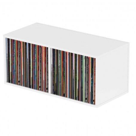 GLORIOUS Record Box 230 White BOX IN LEGNO PER 230 VINILI BIANCO