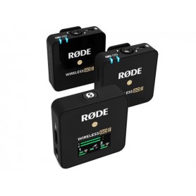 RODE Wireless GO II un ricevitore  due trasmettitori con microfono