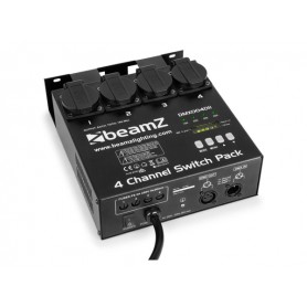BEAMZ Dmx004dii 4 Channel Switch Pack