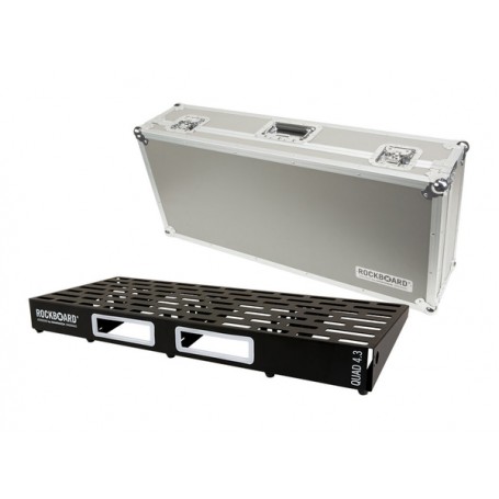 ROCKBOARD RBO B 4.3 QUAD C Pedalboard with Flight Case (82x33cm)