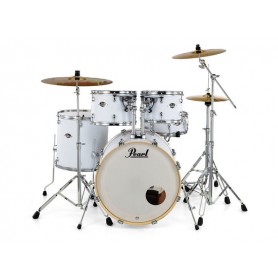 PEARL EXX725BR/C735 Export with Hardware/Cymbals Matte White