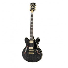 D'ANGELICO Excel Mini DC Black Dog