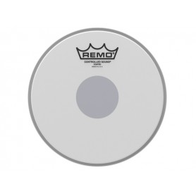 REMO Controlled Sound Smooth White 20" C/Dot Black Bass Drum