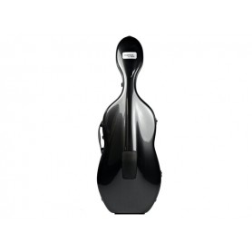 BAM 1002XLC Hightech Adjustable Cello Case - Black Carbon