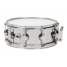 DW DRUMS Rullante Stainless Steel Chrome 13x6.5"