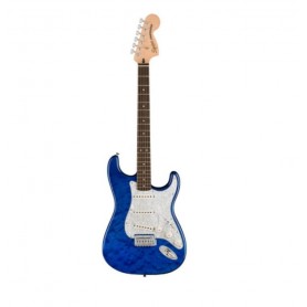 FENDER Squier FSR Affinity Stratocaster QMT LRL Sapphire Blue