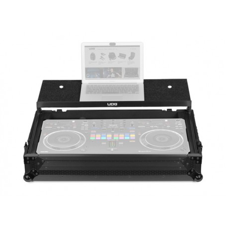 UDG U91096BL Ultimate Flight Case Pioneer DDJ-REV5 Black Plus (Laptop Shelf)