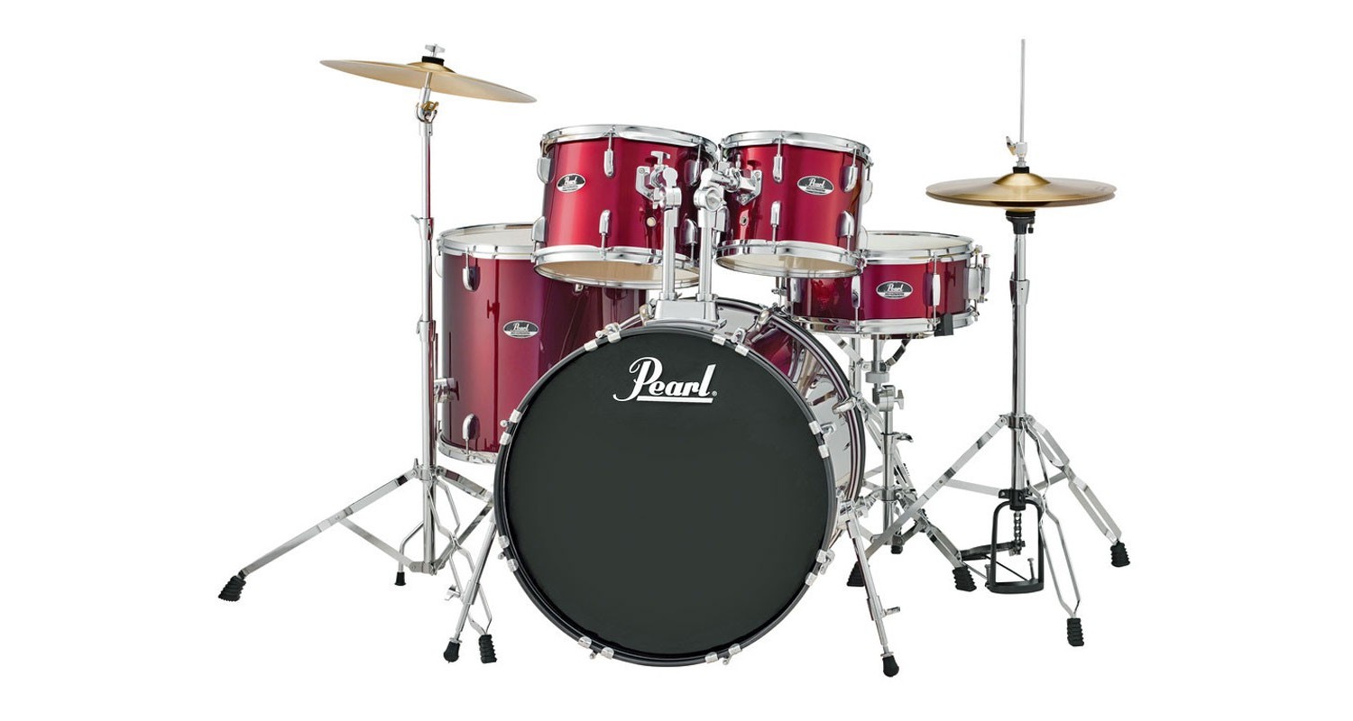 PEARL Roadshow RS525SC/C Red Wine con Piatti e Sgabello